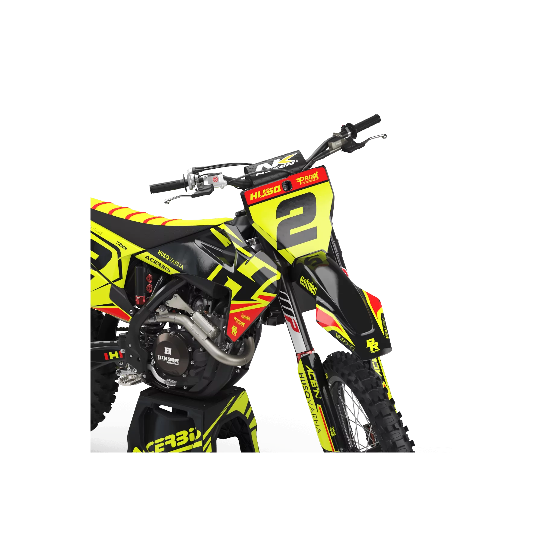 Grafiche moto grafiche Motocross FLUO PERSO HUSQVARNA H PRO-X