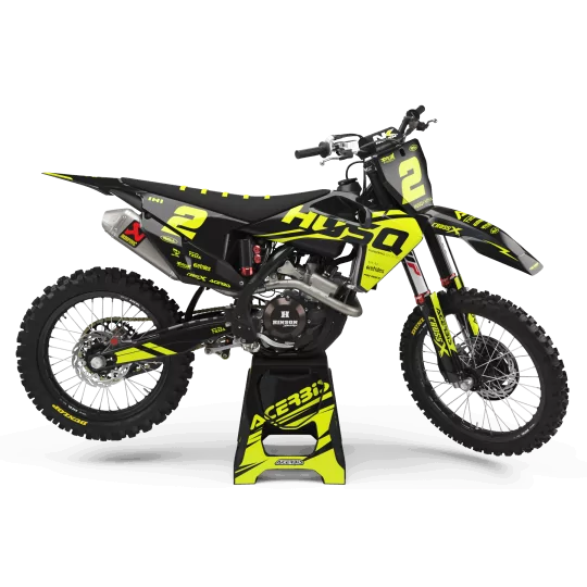 Stickerset moto Stickerset Motocross FLUO PERSO HUSQVARNA ETNIES