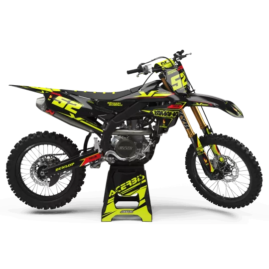 Stickerset moto Stickerset Motocross FLUO PERSO YAMABURN