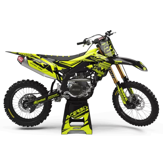 Stickerset moto Stickerset Motocross FLUO PERSO YAMAHA CIRCUIT