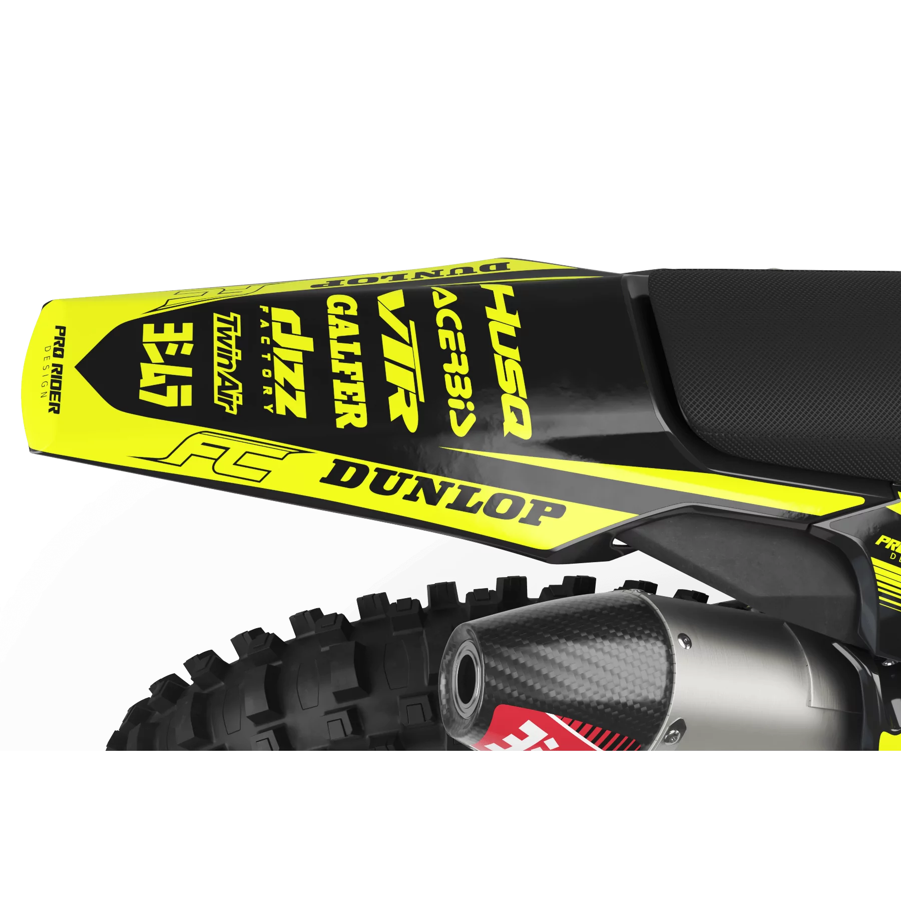 Stickerset moto Stickerset Motocross FLUO PERSO HUSQVARNA CIRCUIT