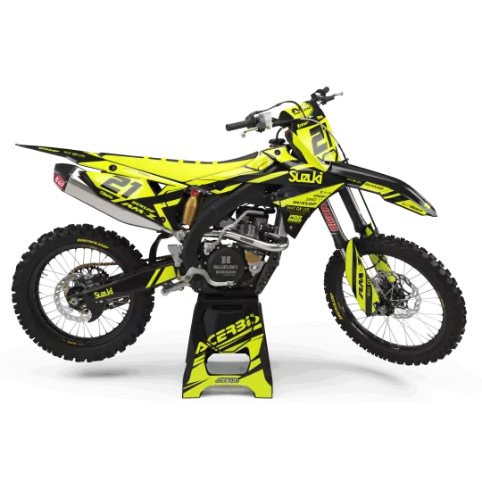 Stickerset motor Stickerset Motocross FLUO PERSO SUZUKI FAST