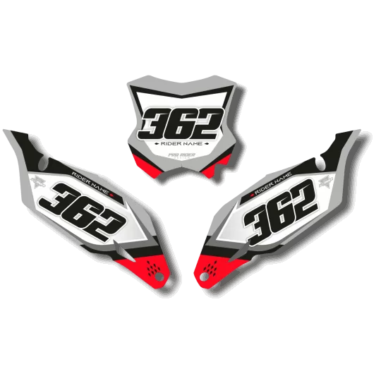 GRAFICHE moto Grafiche FONDI TARGA HONDA GUNGY
