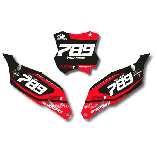 GRAFICHE moto Grafiche FONDI TARGA HONDA AYKONI