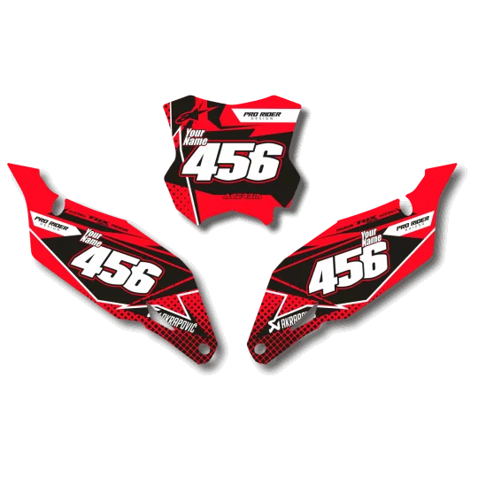 Kit adhesivos moto KIT ADHESIVOS FONDOS DE PLACAS HONDA COTTAR