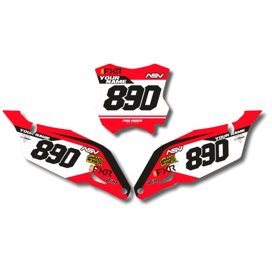 GRAFICHE moto Grafiche FONDI TARGA HONDA CARSICQ