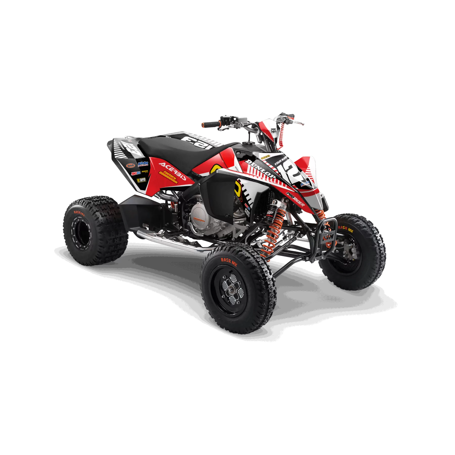 Motorcycle graphics GRAPHICS QUAD HONDA SYMTEK