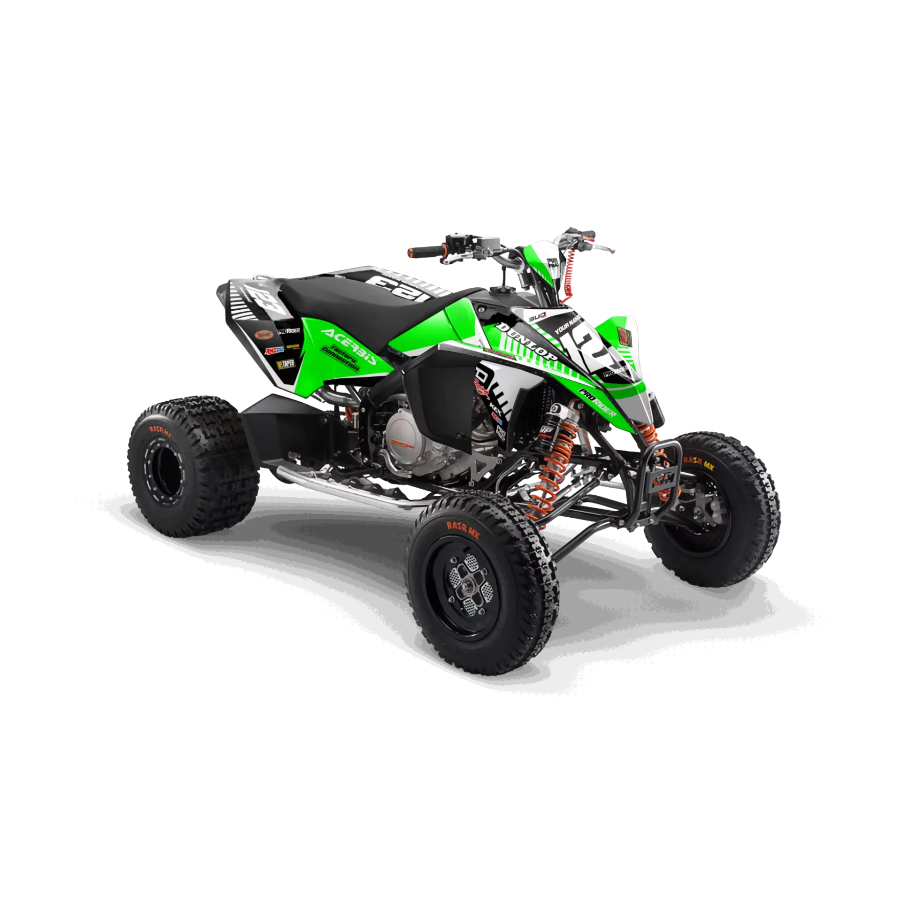 Stickerset moto STICKERSET QUAD KAWASAKI MOTOIAMA