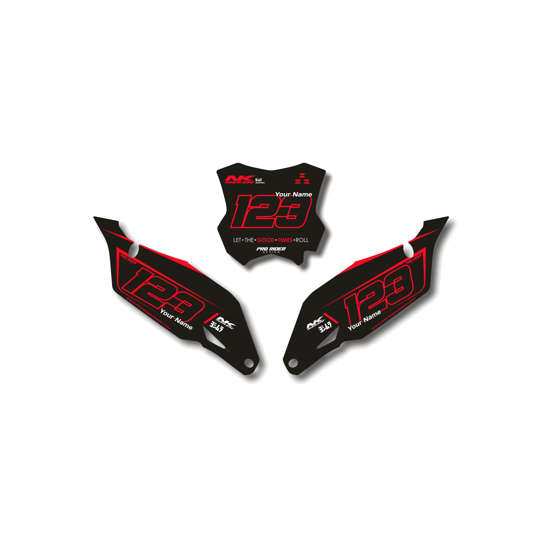 Kit adhesivos moto Kit adhesivos FOND DE PLAQUES BETA BOODL