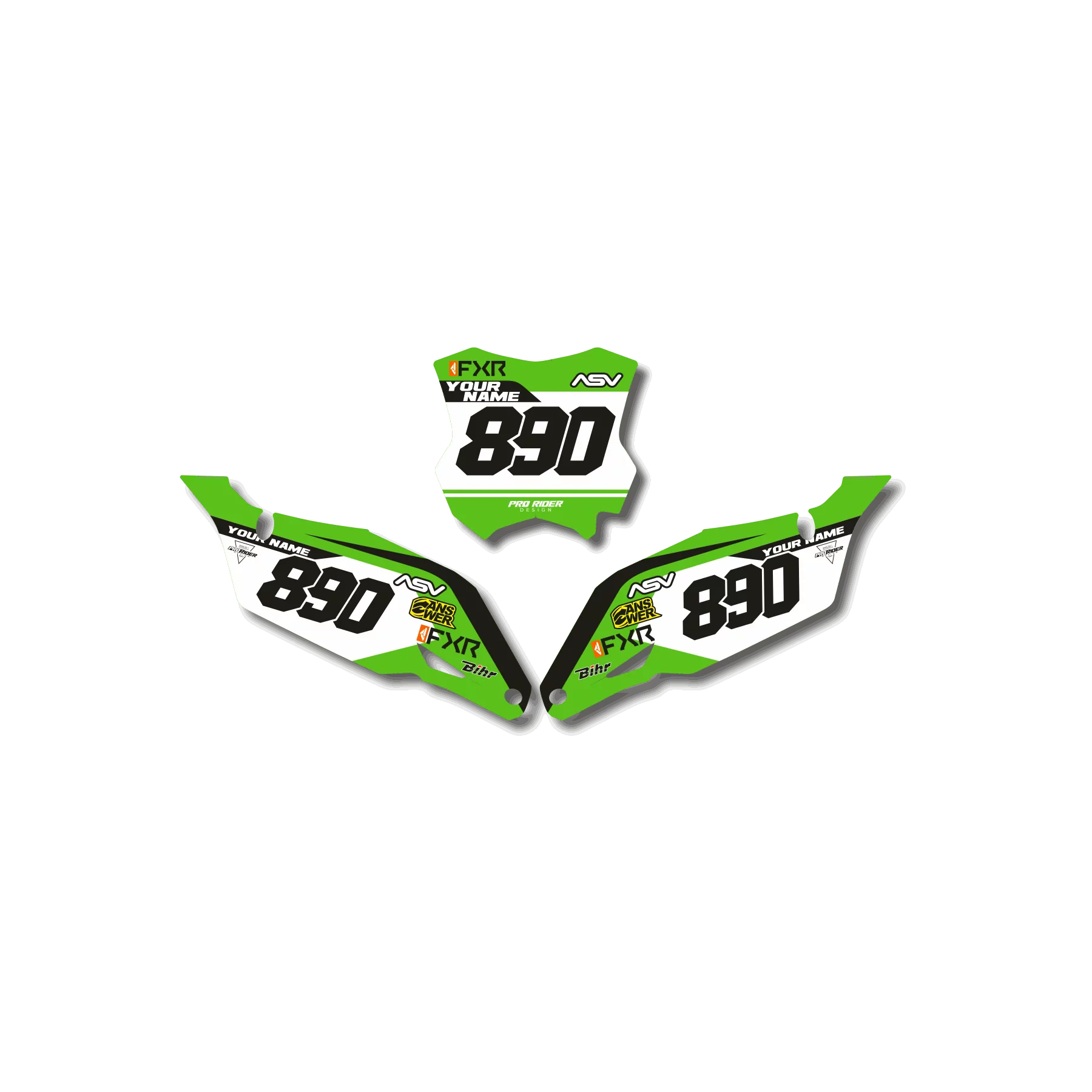 GRAPHICS moto Graphics NUMBER BACKGROUNDS DERBI RENISH