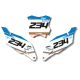 Stickerset moto STICKERSET NUMMERPLAAT ACHTERGRONDEN DERBI SEZAM