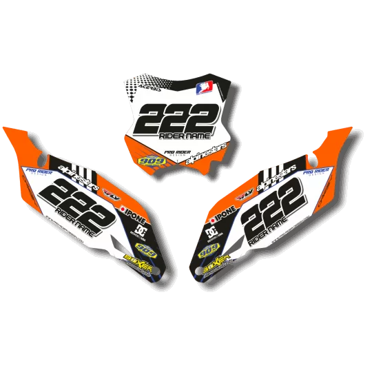 DEKOR Motorrad Dekor NUMMERNSCHILDHINTERGRÜNDE DERBI ACCESS
