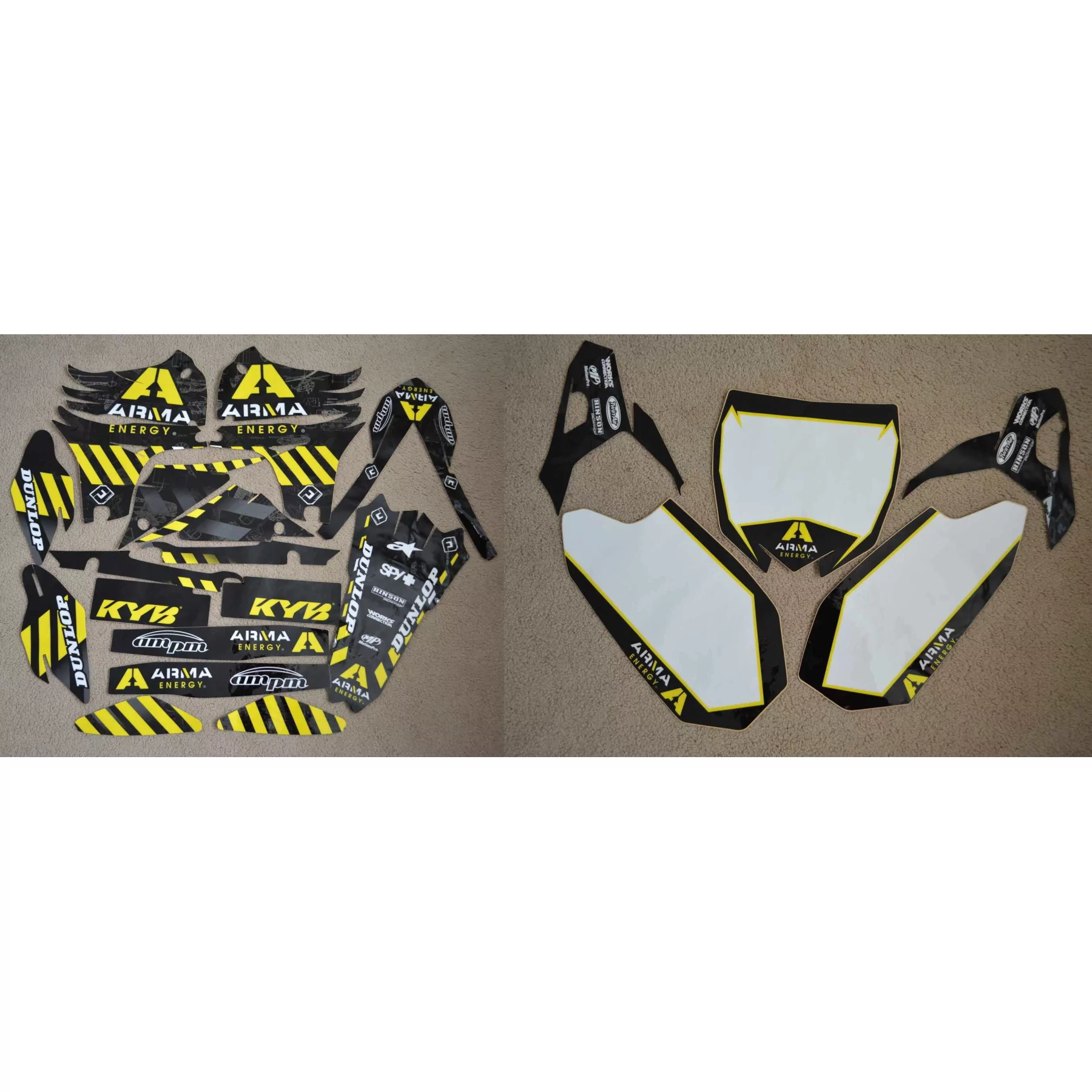 Motorcycle graphics Kit graphics 450 YZF 2010 to 2014 (PRDY9589)