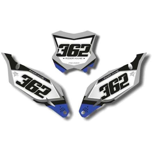 STICKERSET moto Stickerset NUMMERBORDACHTERGRONDEN HUSABERG TINXY