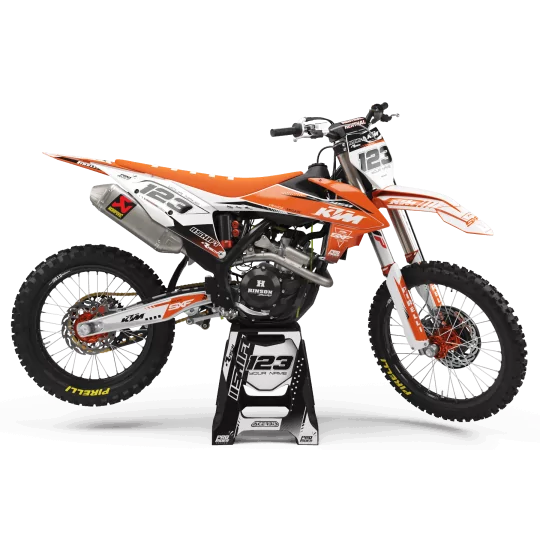 KIT ADESIVOS moto KIT ADESIVOS Motocross KTM PERSO WORGRAVE