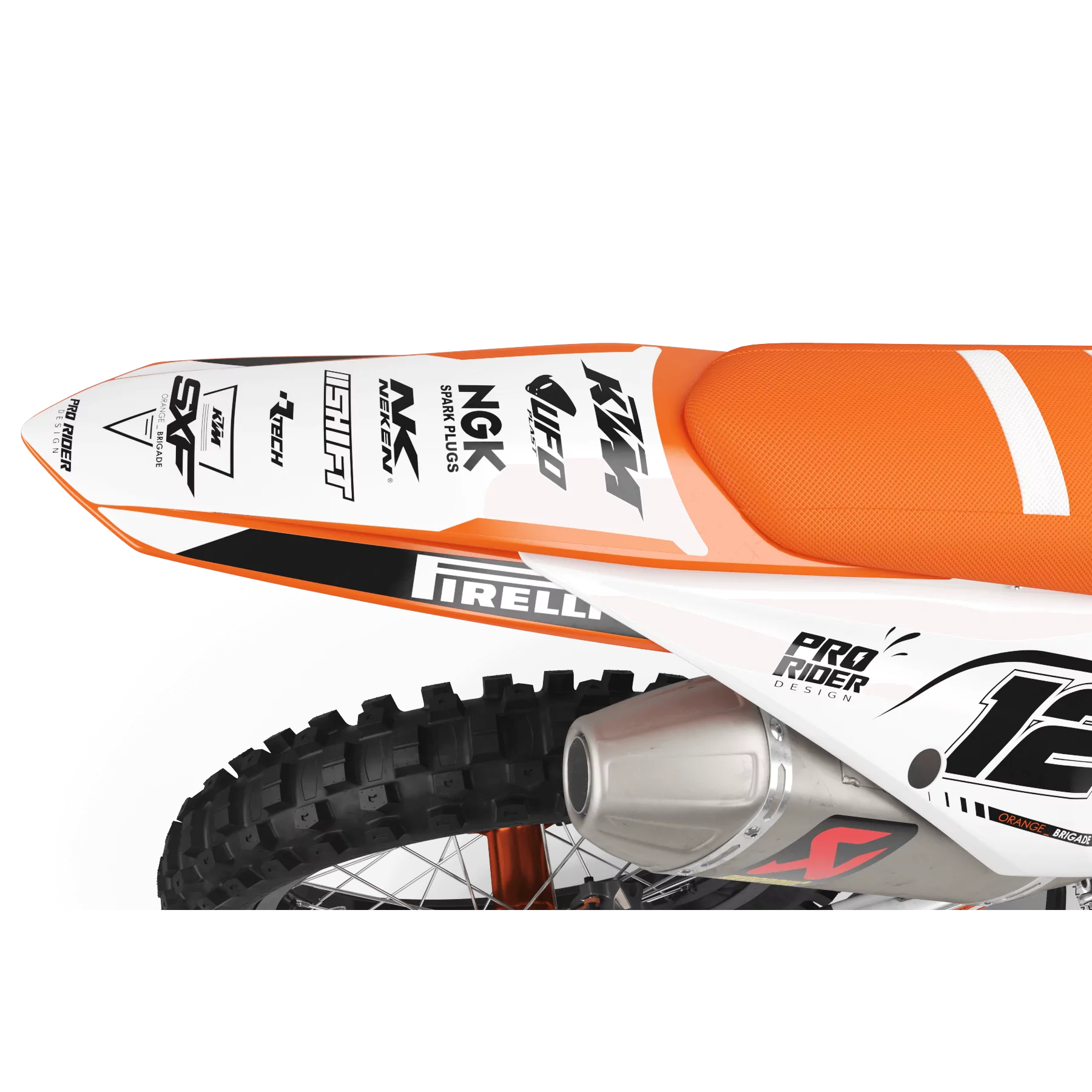 Kit adhesivos moto KIT ADHESIVOS Motocross  KTM PERSO WORGRAVE