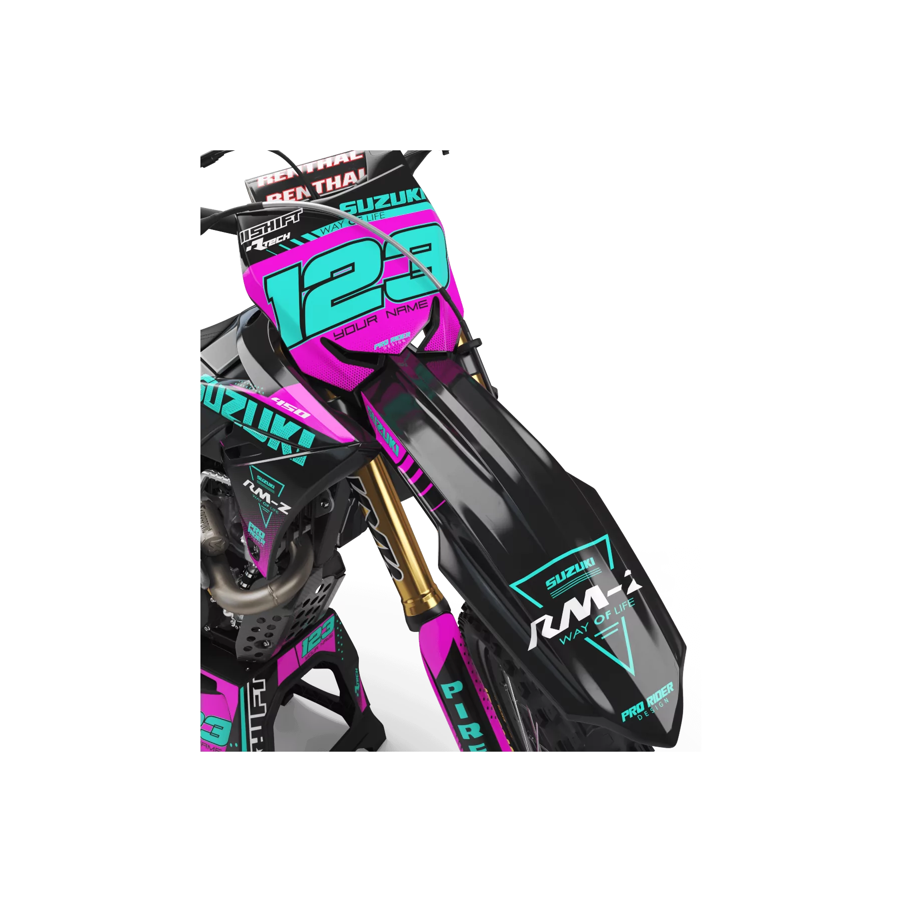 DEKOR Moto DEKOR Motocross SUZUKI PERSO GKS