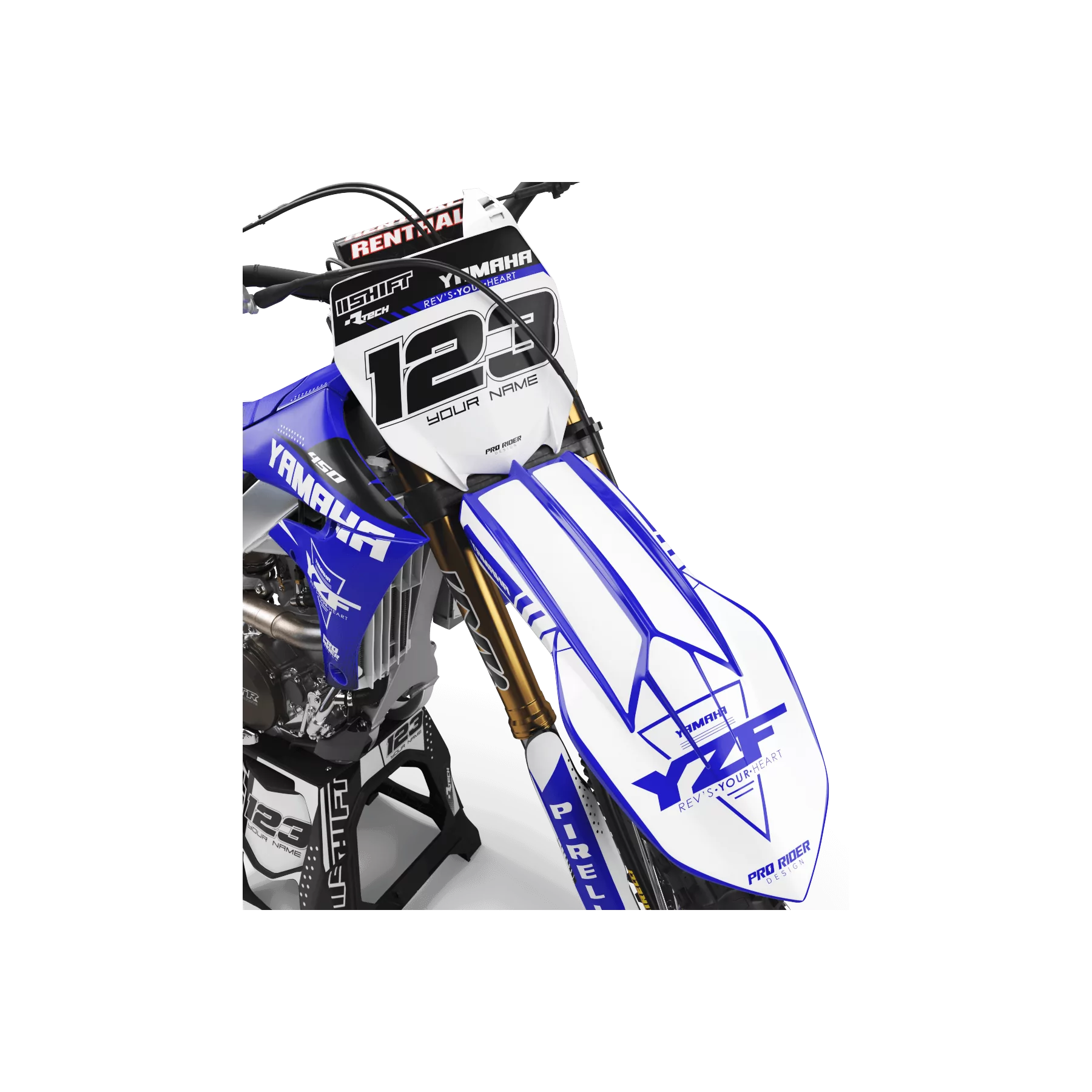 KIT ADESIVOS moto KIT ADESIVOS Motocross YAMAHA PERSO NAYARIT