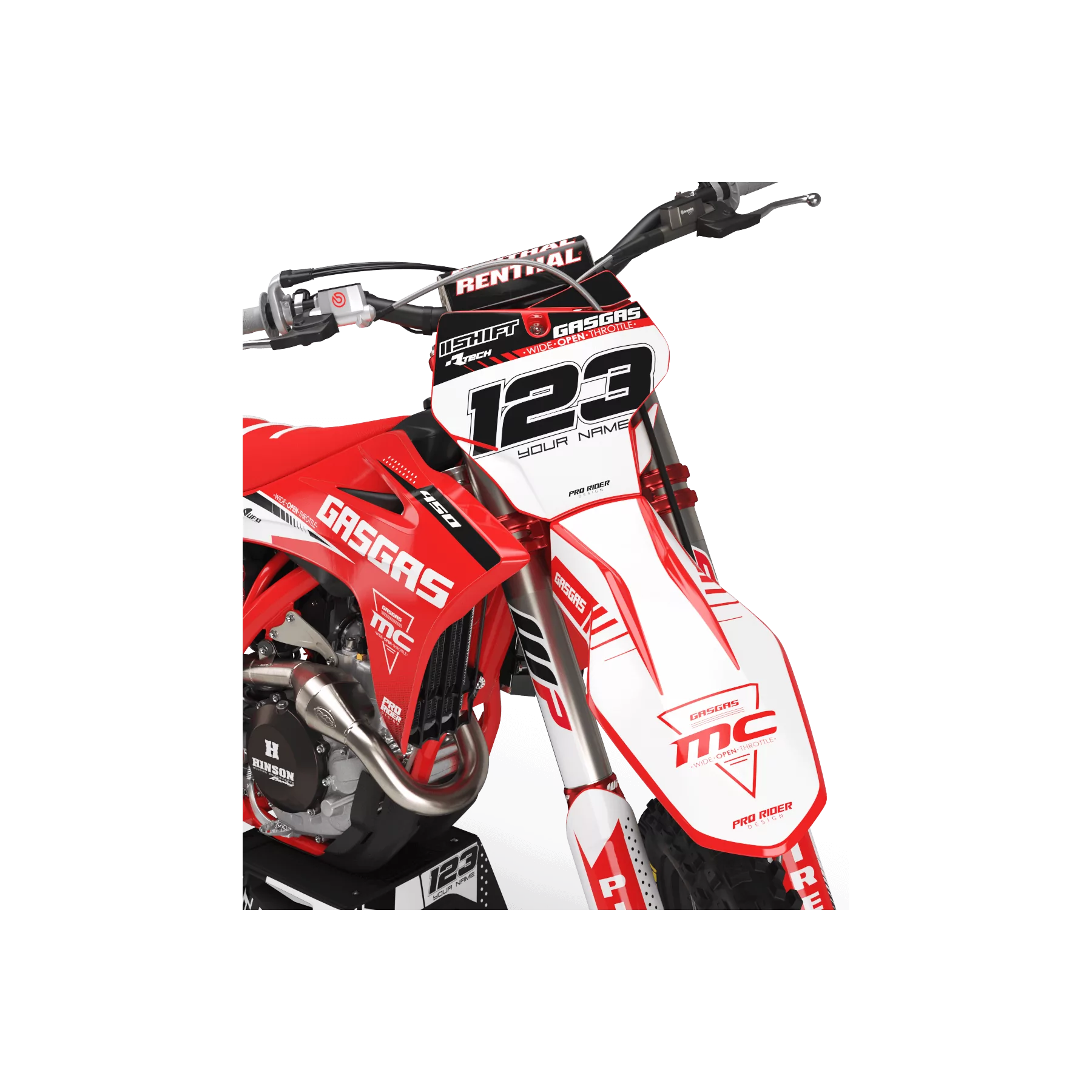 Kit adhesivos moto KIT ADHESIVOS GASGAS PERSO SISTEMAS