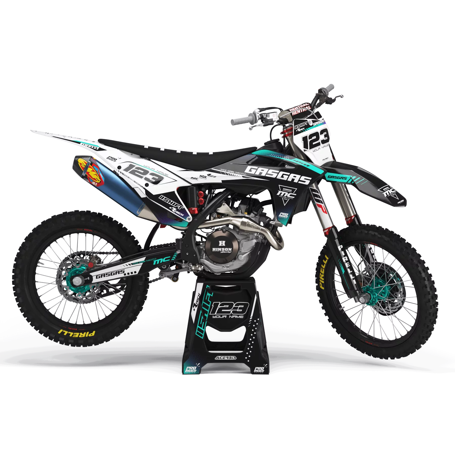 Kit adesivos moto Kit adesivos GASGAS PERSO TORNEO