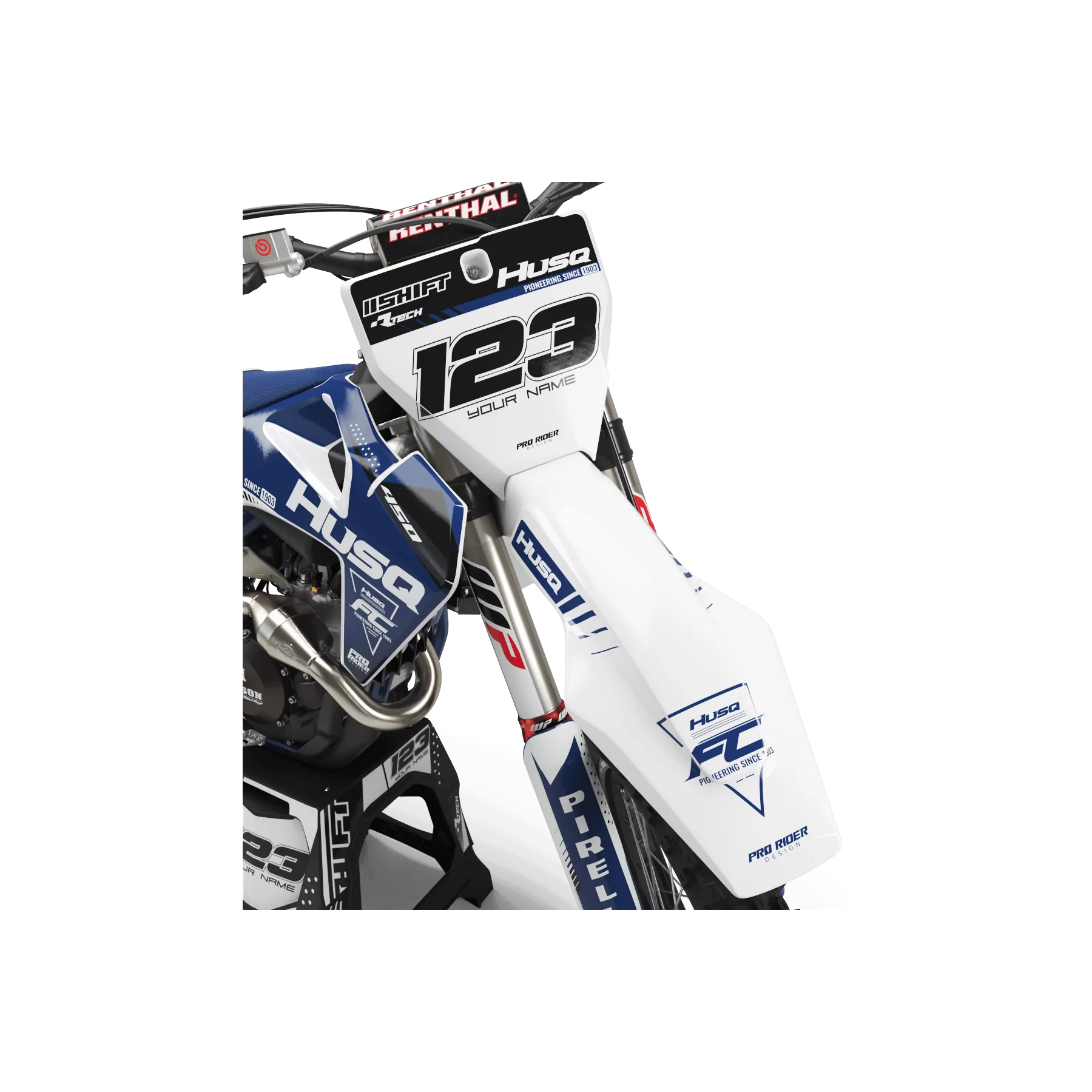 STICKERSET motor Stickerset Motorcross PERSO HUSQVARNA XALAPA
