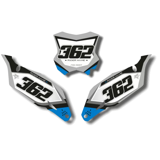 STICKERSET moto Stickerset NUMMERBORD ACHTERGRONDEN DERBI PAYDAYS