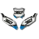 STICKERSET moto Stickerset NUMMERBORD ACHTERGRONDEN DERBI PAYDAYS