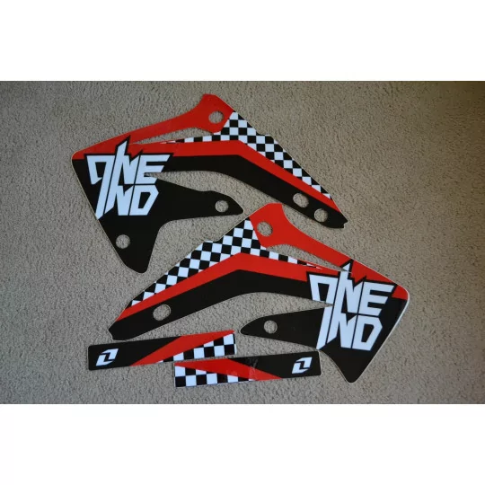 Motorcycle graphics Kit graphics 85 cr 2003 to 2006 CHECKERS ONE (PRDH9009)