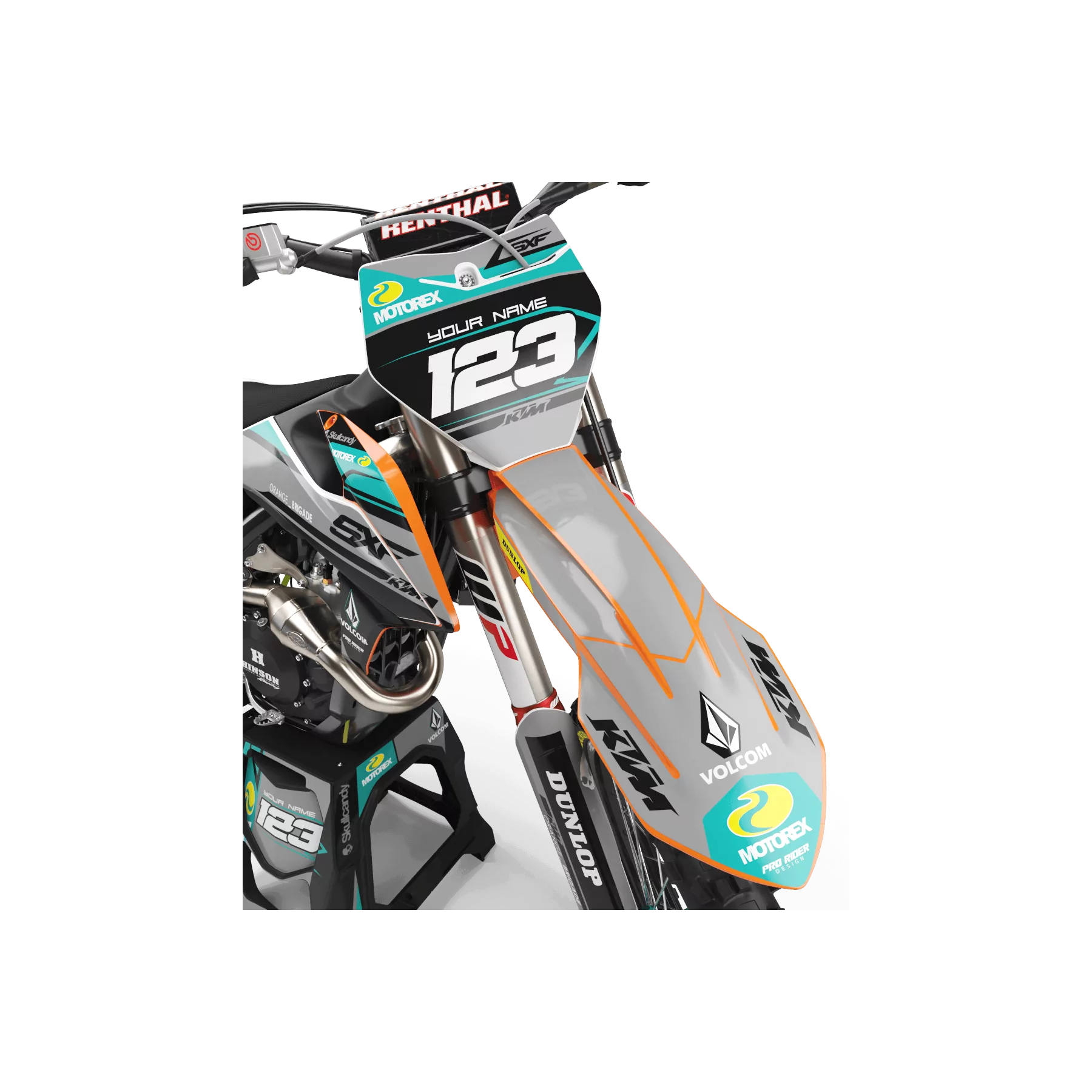 Kit Adesivos moto KIT ADESIVOS Motocross PERSO KTM HYROKI