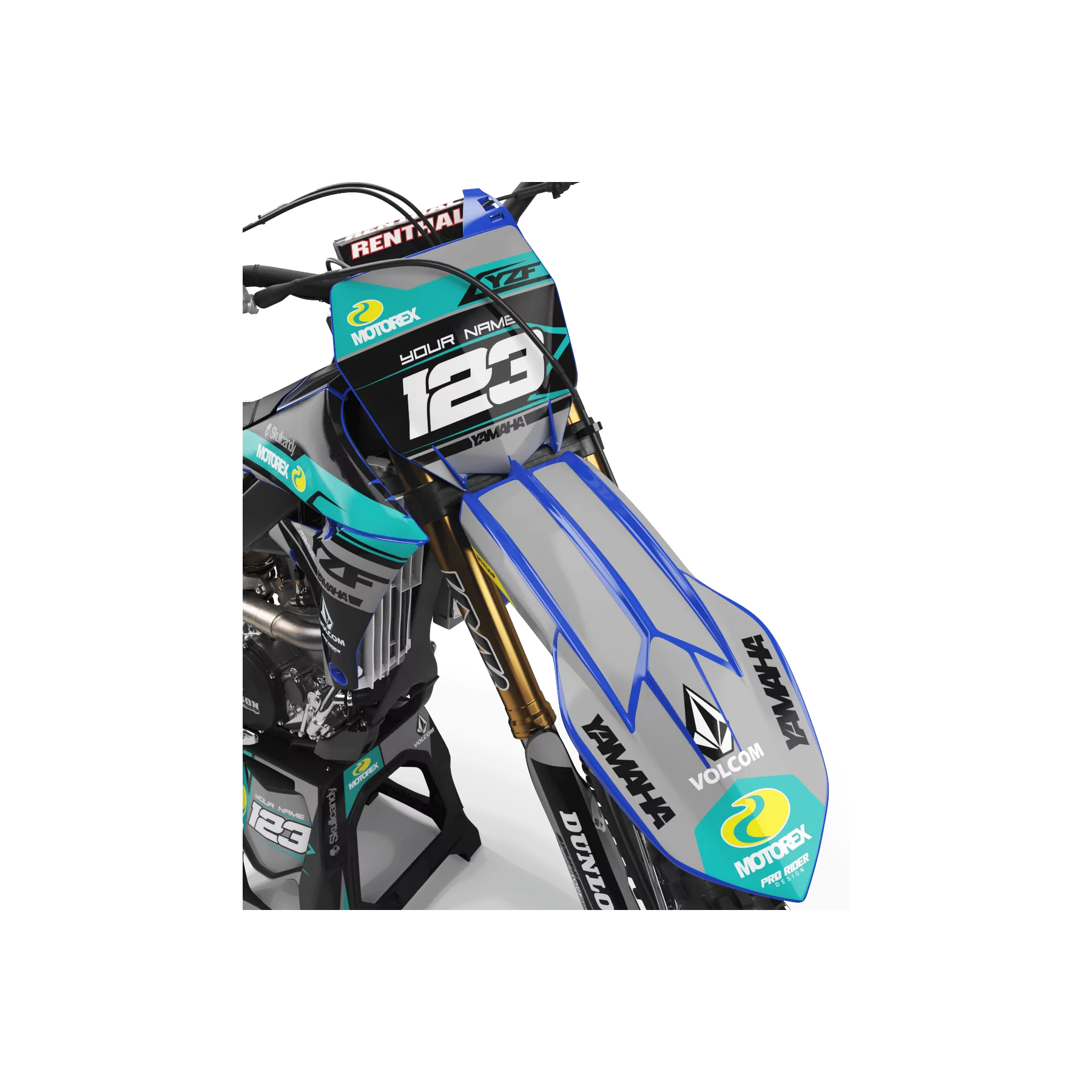 Kit adhesivos moto KIT ADHESIVOS Motocross PERSO YAMAHA LAYLAND