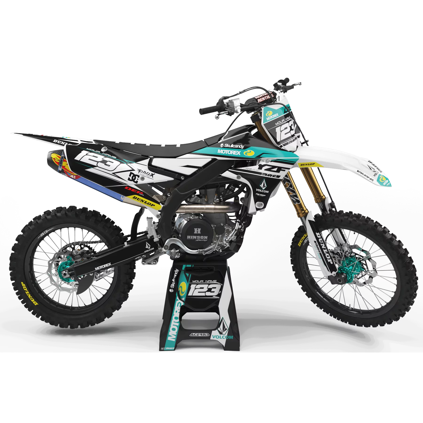 Kit adesivos moto KIT ADESIVOS Motocross PERSO YAMAHA BESWIK