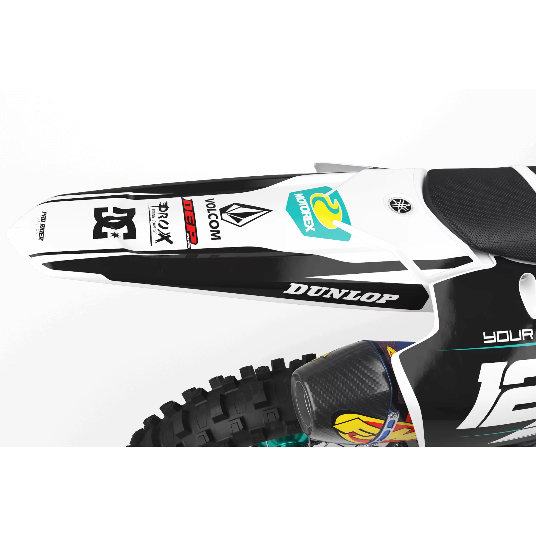 STICKERSET moto Stickerset Motocross PERSO YAMAHA BESWIK