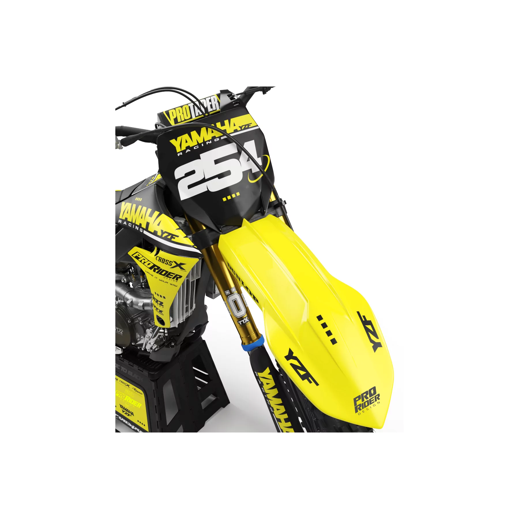 Stickerset moto STICKERSET Motocross PERSO YAMAHA RACING MATE