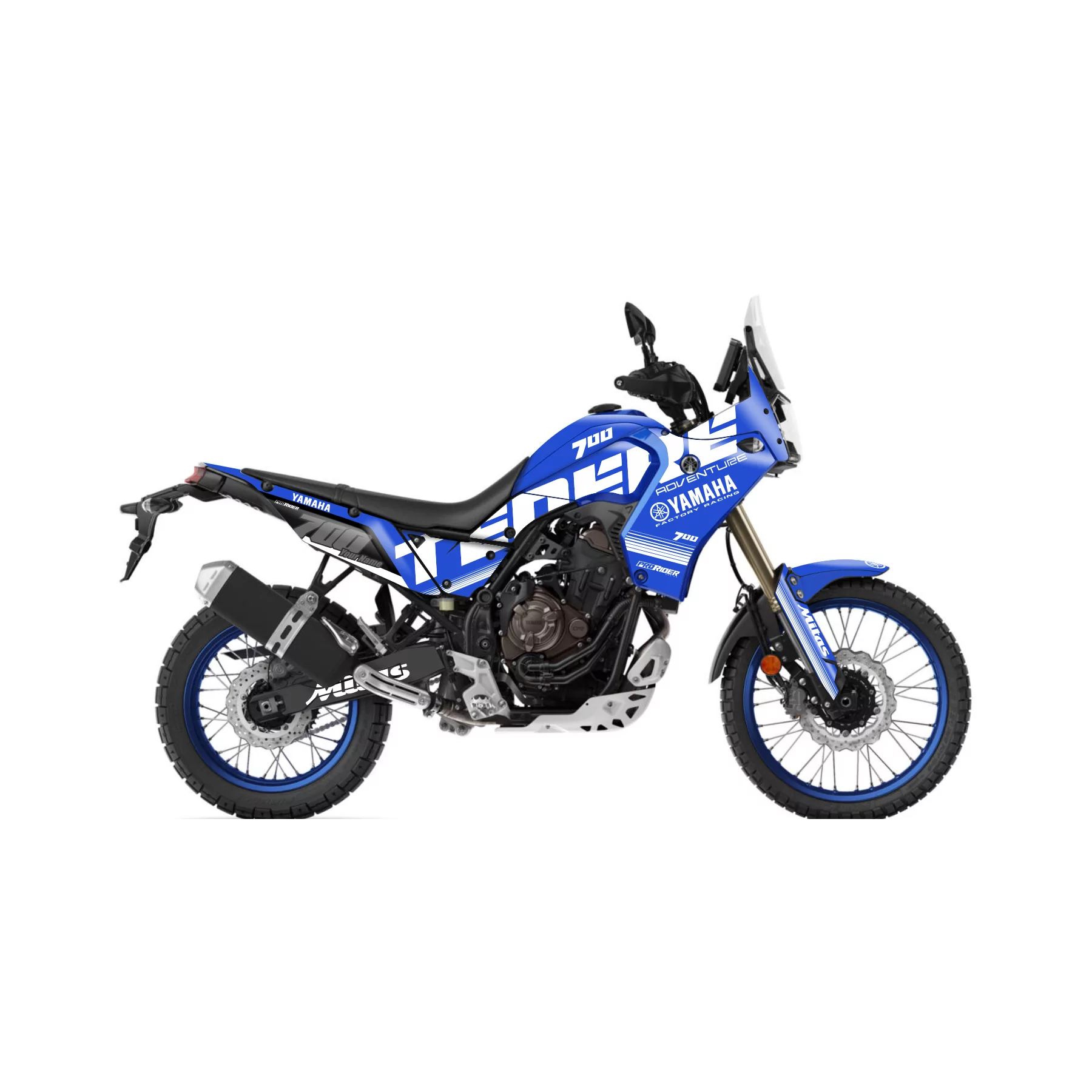 Kit adesivos moto Kit adesivos 700 ténéré mitas SKY