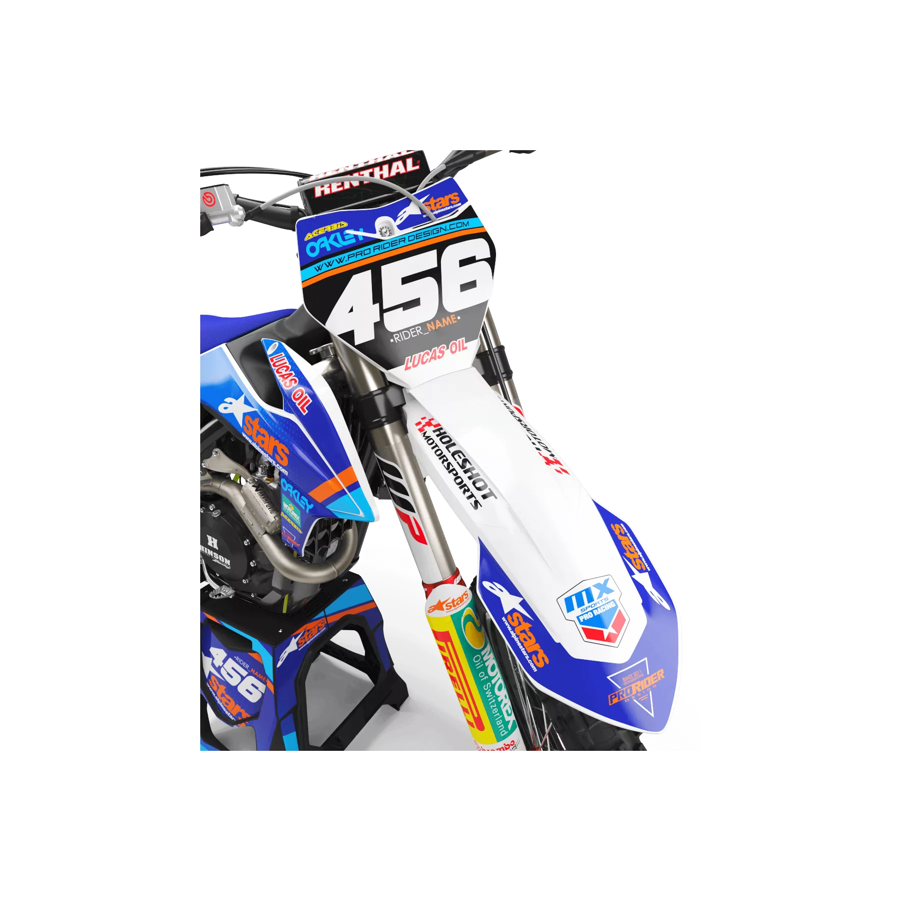 Kit adesivos moto Kit adesivos Motocross perso ASTARS completo