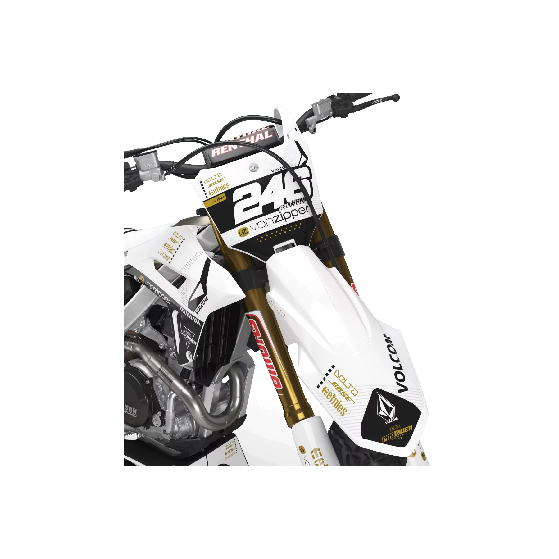 KIT ADESIVOS moto KIT ADESIVOS Motocross PERSO VOLCOM LUXE EDITION