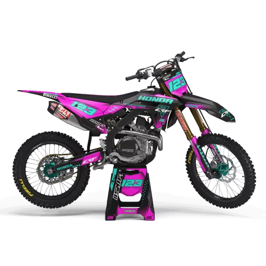 Kit adesivos moto KIT ADESIVOS Motocross HONDA PERSO MEDJIDI