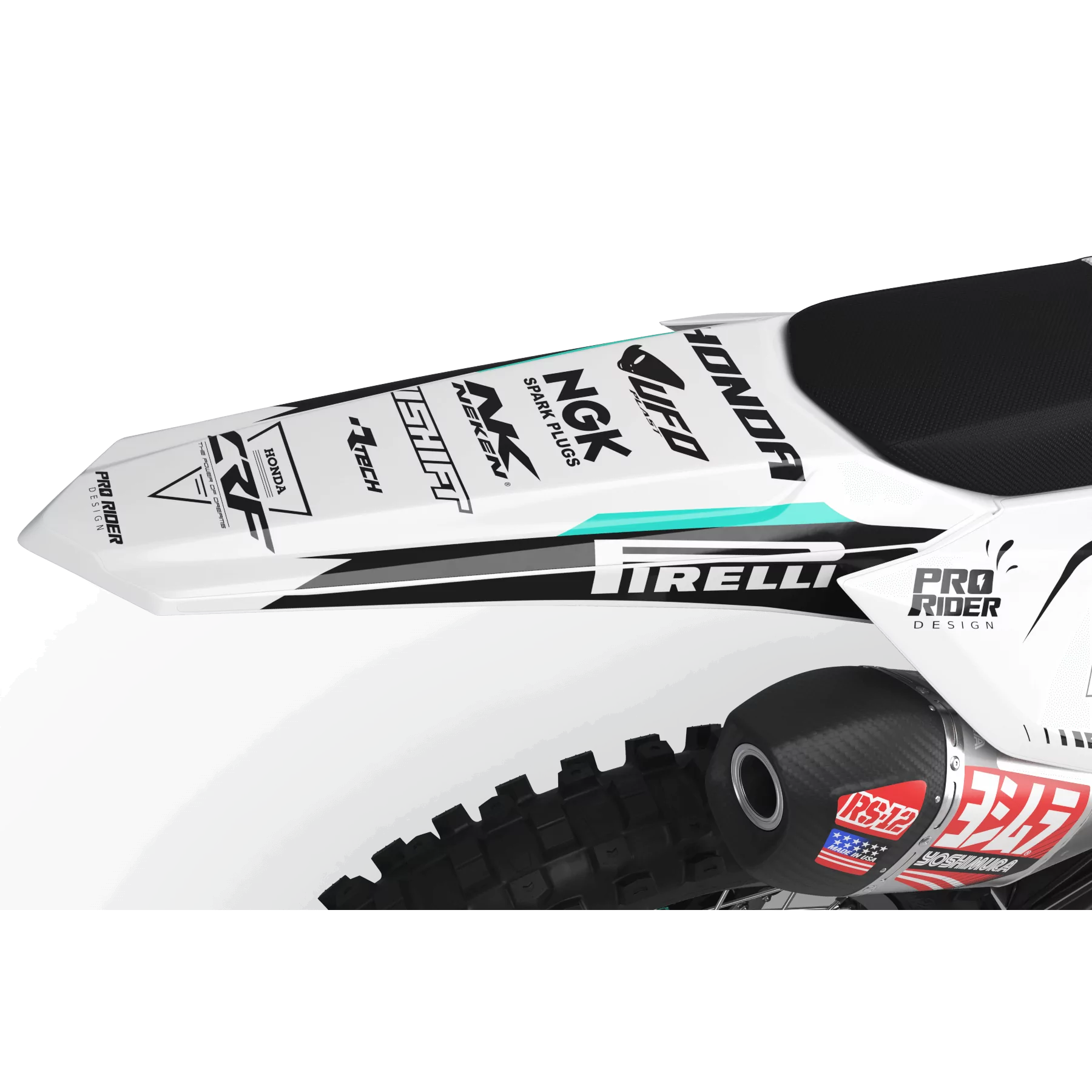 Kit déco moto KIT DECO Motocross HONDA PERSO RIBBONZ
