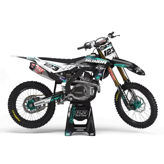KIT ADESIVOS moto Kit adesivos Motocross HONDA PERSO RIBBONZ