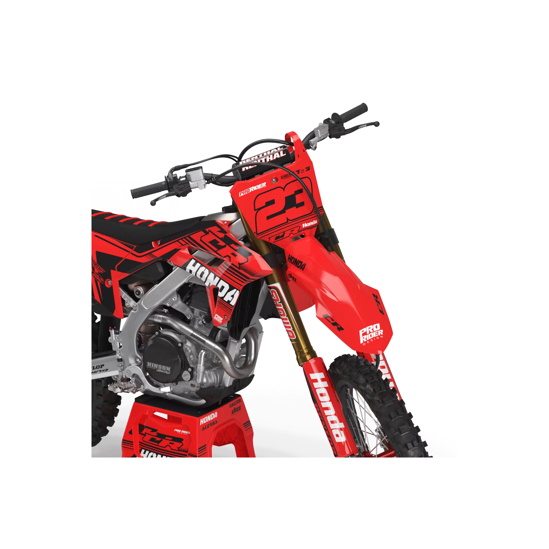 Kit adesivos moto KIT ADESIVOS Motocross HONDA PRO CIRCUIT R/B