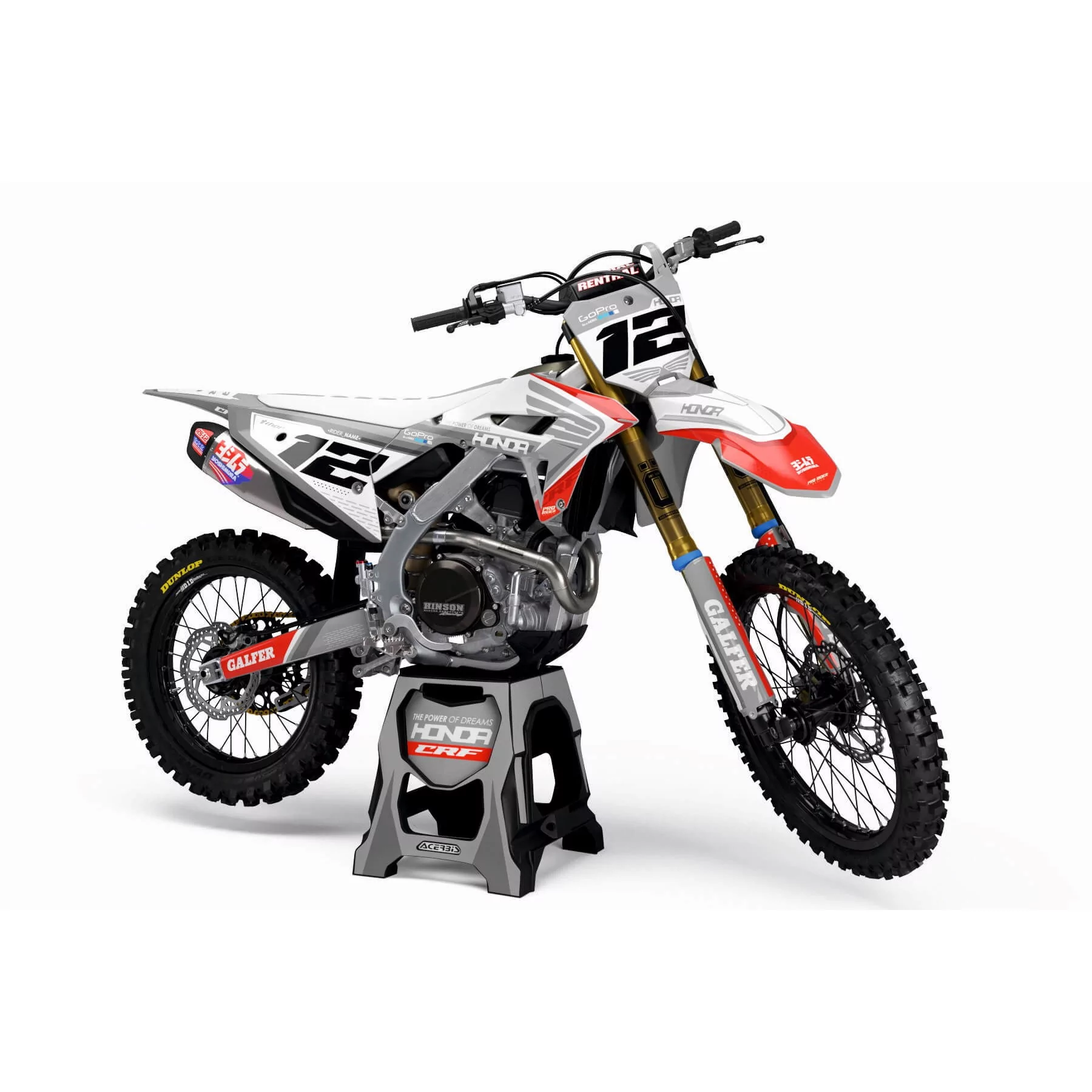 KIT ADESIVOS moto Kit adesivos Motocross HONDA GOPRO