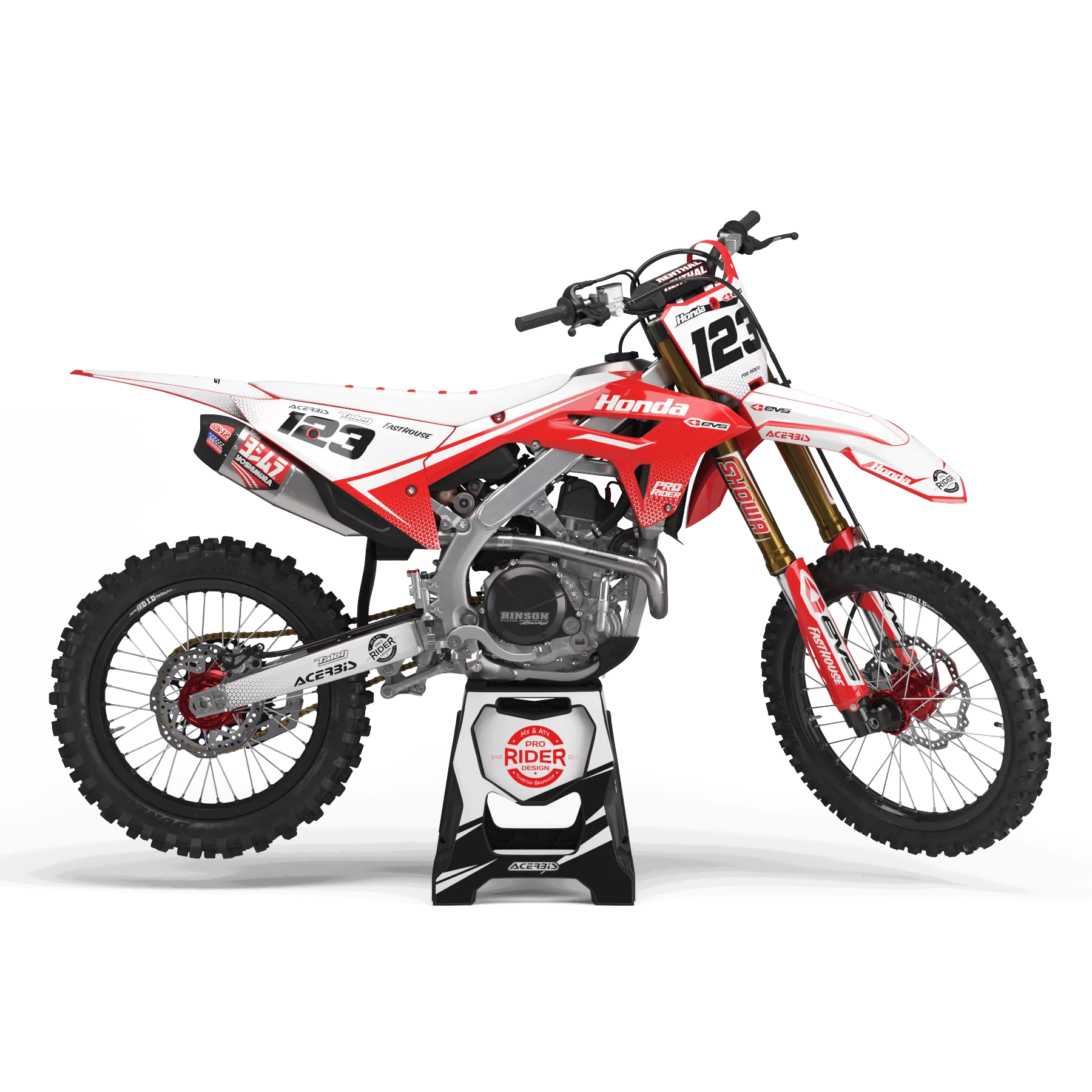 KIT ADESIVOS moto KIT ADESIVOS Motocross HONDA EVS ORIGINE