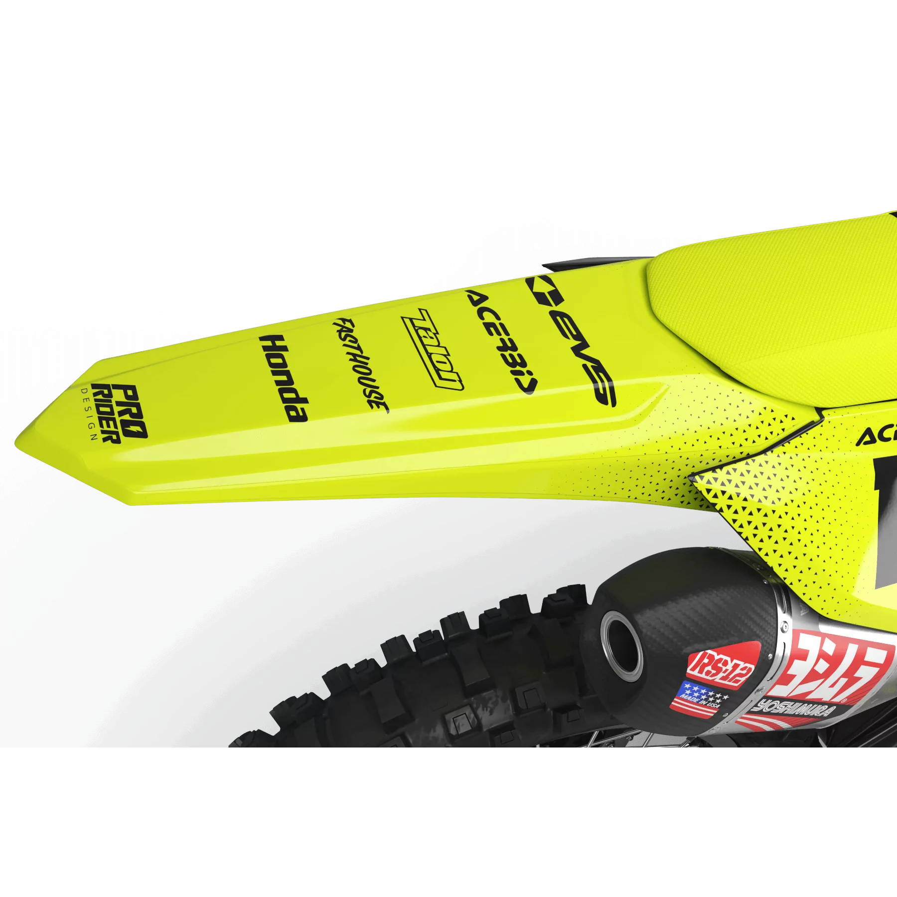 KIT ADESIVOS moto Kit adesivos Motocross FLUO PERSO HONDA EVS