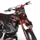 Kit adesivos moto KIT ADESIVOS Motocross HONDA MOTUL BLACK/RED