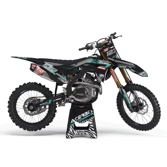 Kit adesivos moto KIT ADESIVOS Motocross HONDA MOTUL TEAL