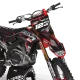 GRAPHICS kit moto Graphics Motocross HONDA MOTUL BLACK/WHITE