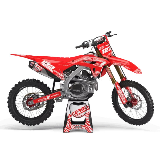 Kit adesivos moto KIT ADESIVOS Motocross HONDA MOTUL RED