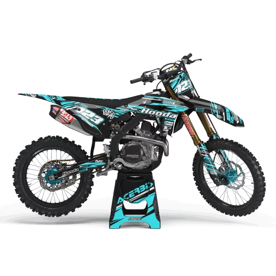 KIT ADESIVOS moto KIT ADESIVOS Motocross HONDA JUST1 TEAL