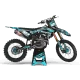 KIT ADESIVOS moto KIT ADESIVOS Motocross HONDA JUST1 TEAL