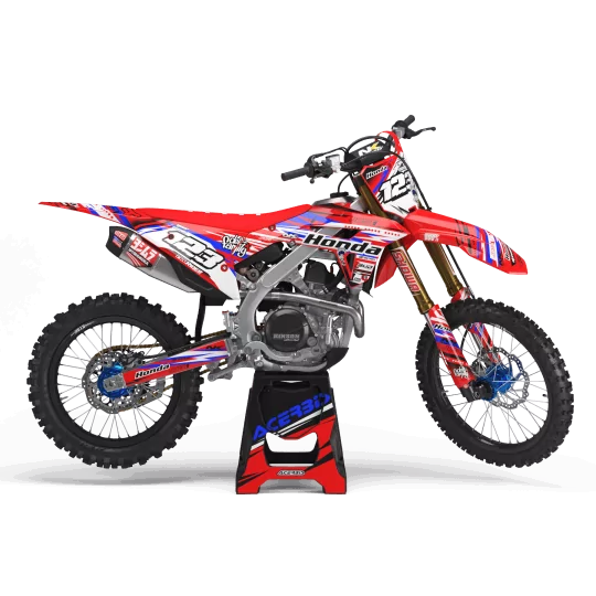 Kit adesivos moto KIT ADESIVOS Motocross HONDA JUST1 BLUE